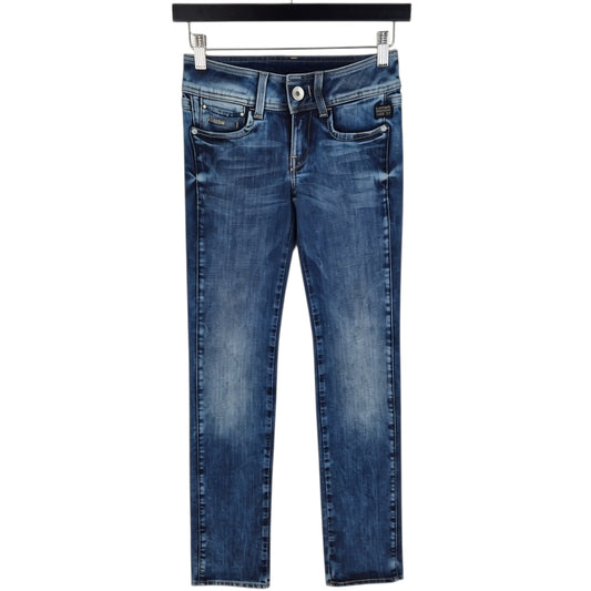 G Star Raw Jeans Womens Dark Blue Low Waist Denim W23
