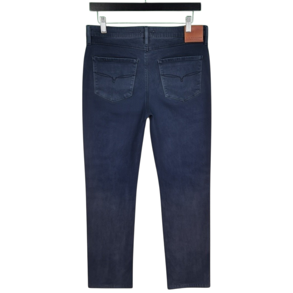 RM Williams Jeans Dark Grey Straight Leg Stretch Denim W30