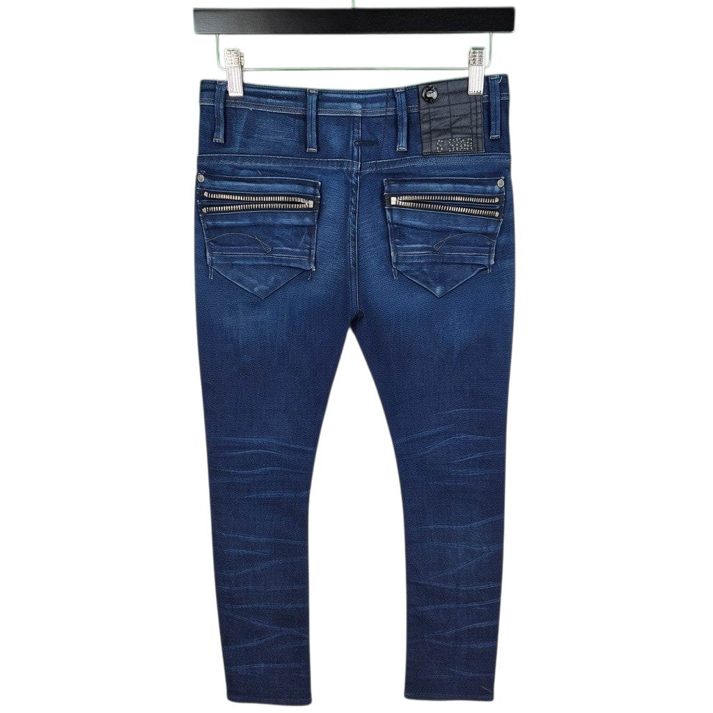 G Star Raw Jeans Womens Dark Blue Low Waist Denim W26