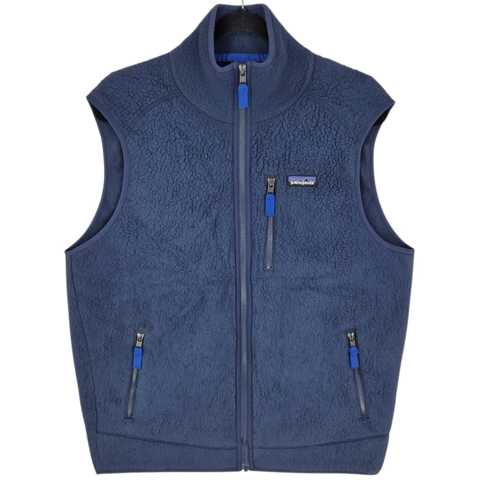 Patagonia Dark Blue Fleece Vest Size L