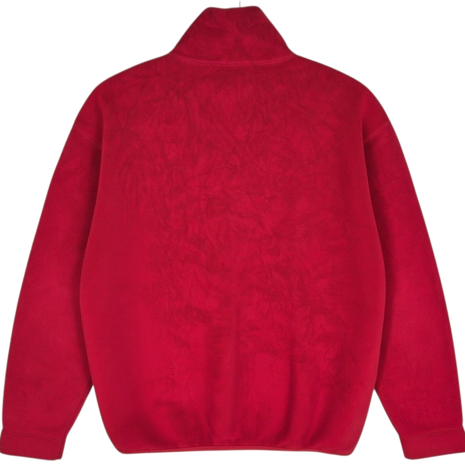 Vintage Polo Ralph Lauren 90's Red USA Made Fleece Jumper Size M