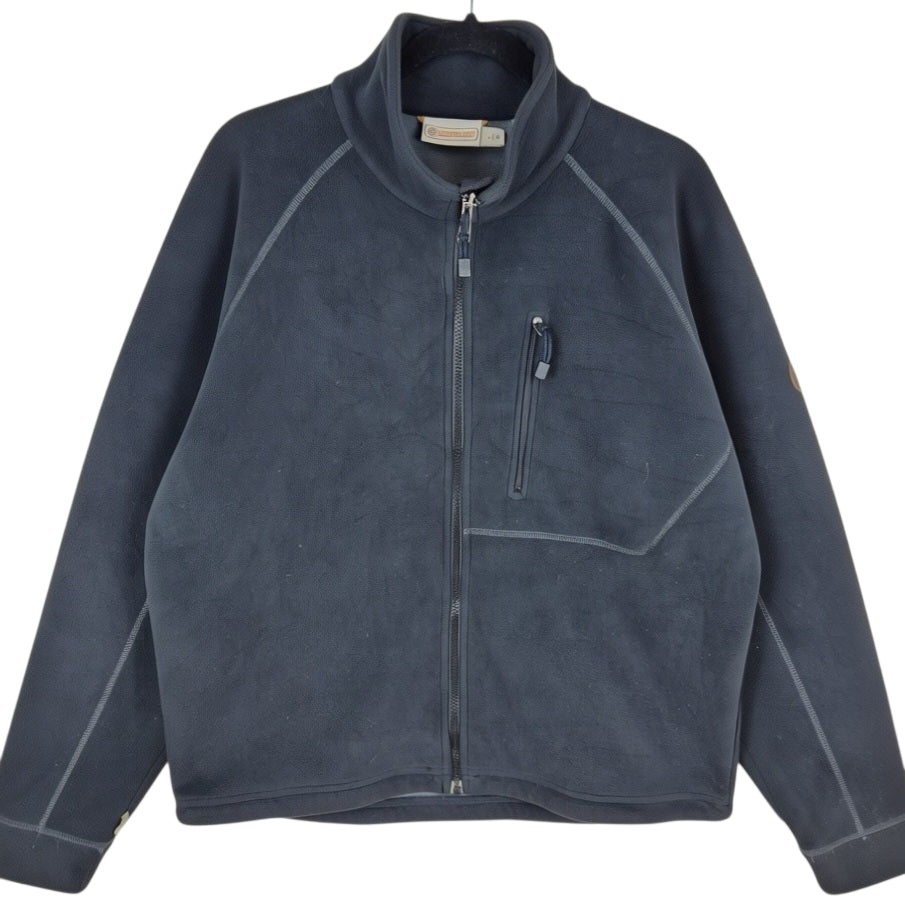 Timberland Black Fleece Zip Jumper Size L