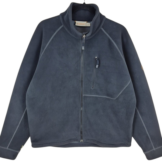 Timberland Black Fleece Zip Jumper Size L