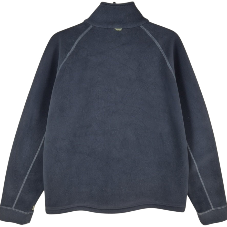 Timberland Black Fleece Zip Jumper Size L