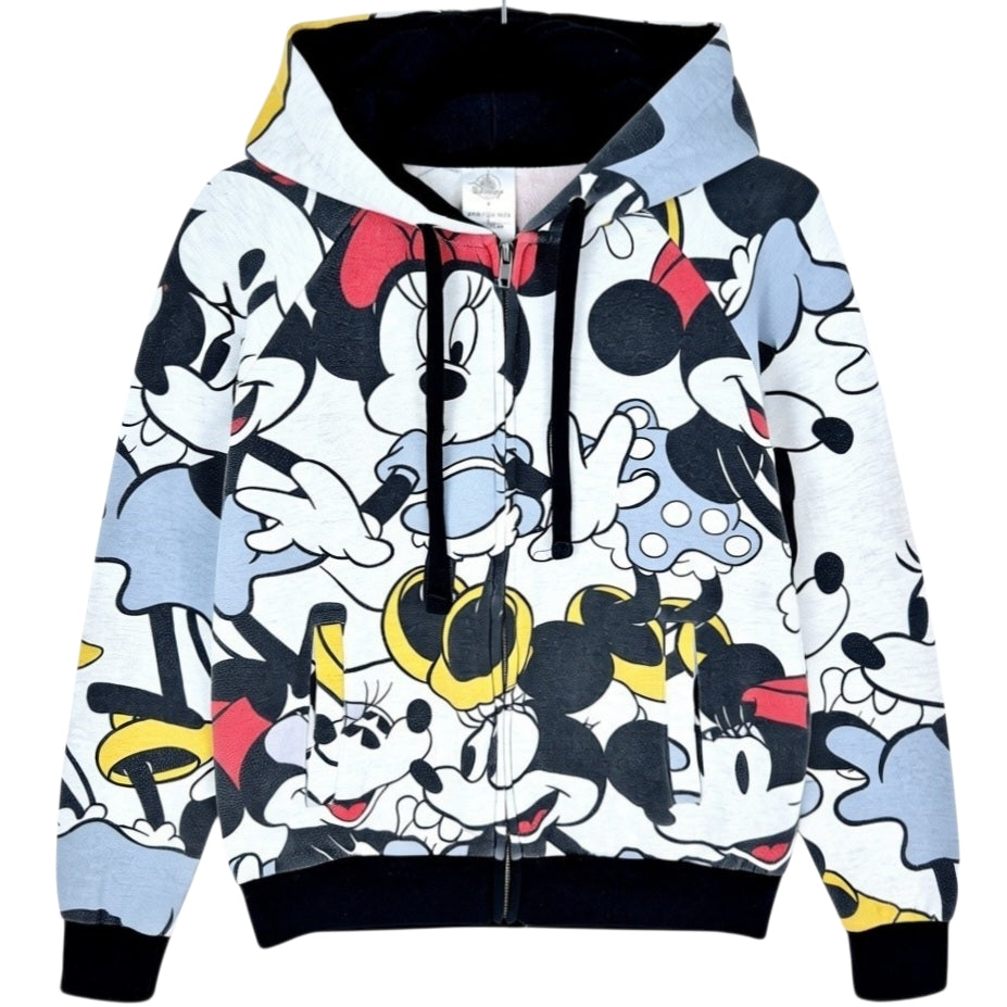 Disney Minnie Mouse Light Grey Hoodie Size S