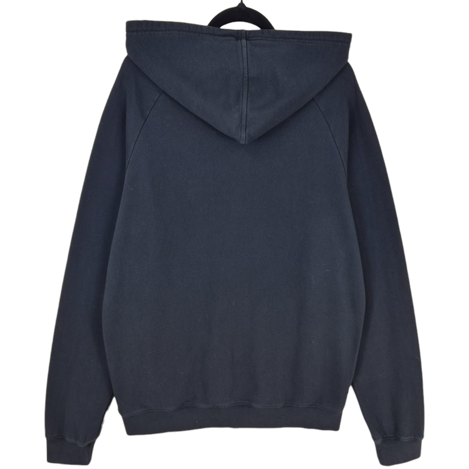 Le Coq Sportif Black Chenille Hoodie Size XL