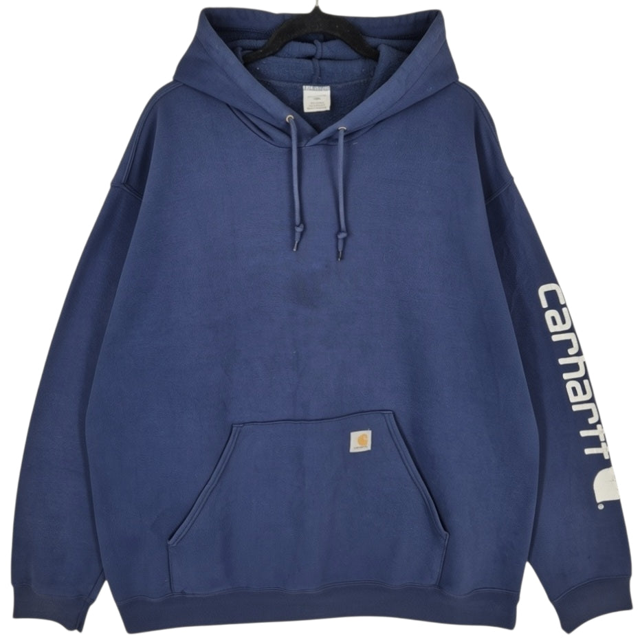 Carhartt Dark Blue Heavy Hoodie Size 2XL