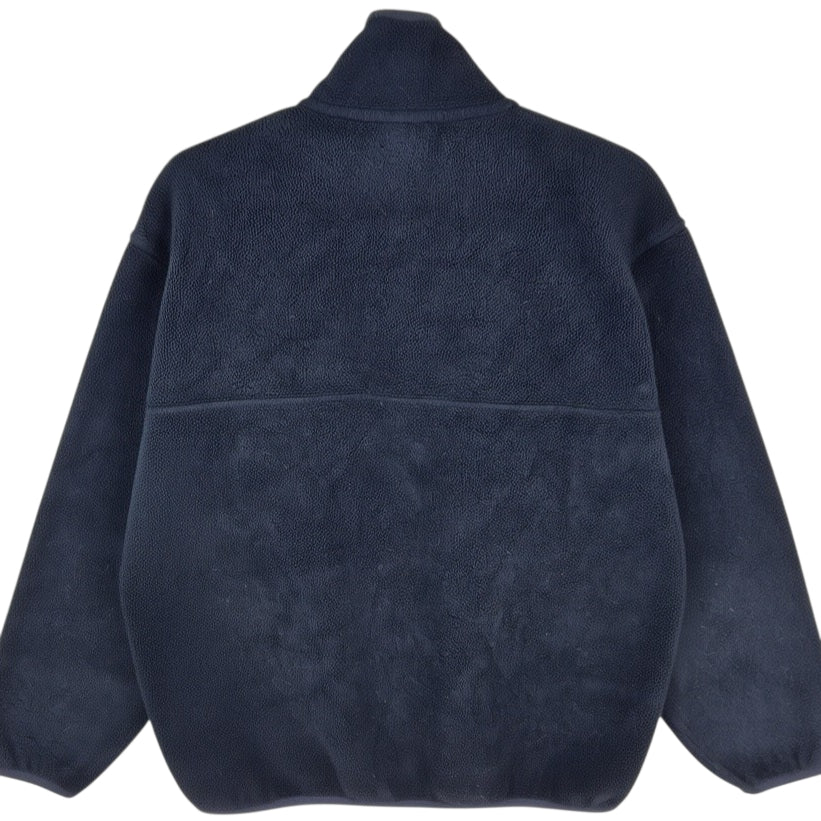 Vintage Patagonia Black Quarter Button Fleece Jumper Size M