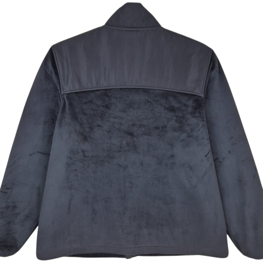 FILA Sport Womens Black Mink Fleece Zip Jumper Size L