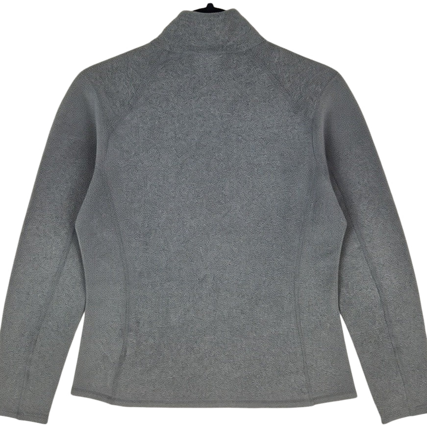 The North Face Womens Grey Light Quarter Zip Fleece Jumper Size S