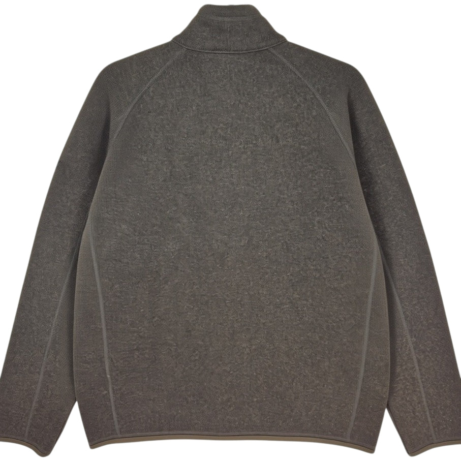 Patagonia Brown Quarter Zip Fleece Jumper Size XL