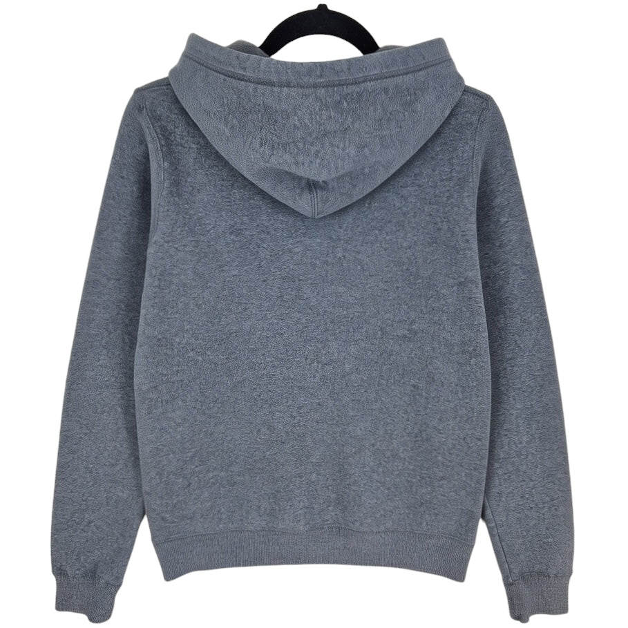 Nike Womens Grey Chest Script Hoodie Size M