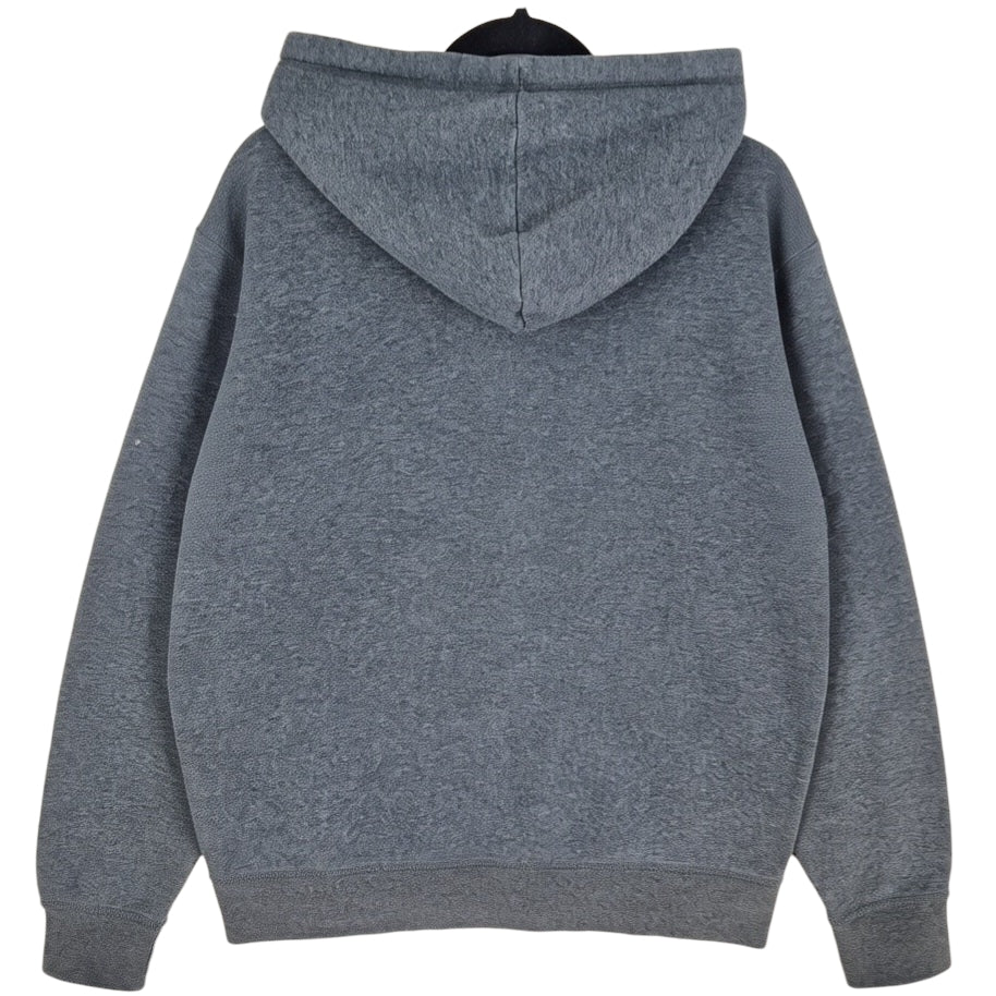 Reebok Grey Chest Print Hoodie Size M