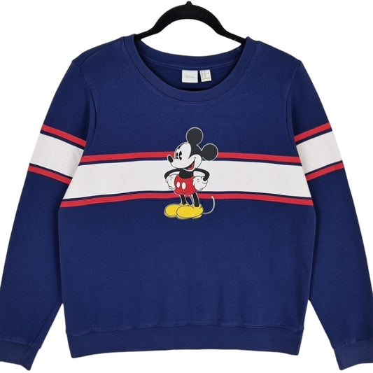 Disney Mickey Mouse Dark Blue Crewneck Sweater Size XL