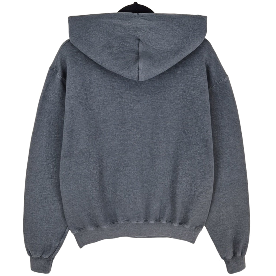 Champion Wellesley College Dark Grey Embroidered Hoodie Size M