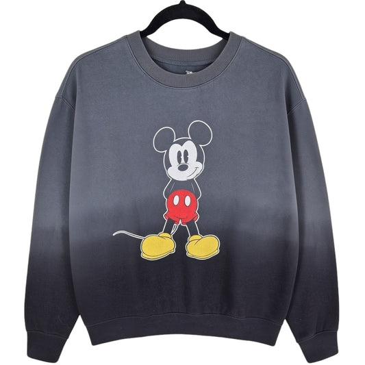 Disney Mickey Mouse Dark Grey Crewneck Sweater Size M