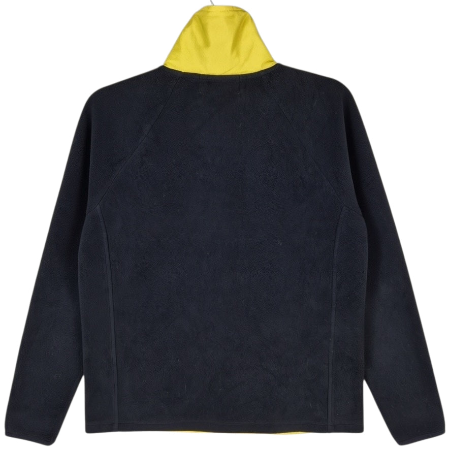 Ralph Lauren Green Label Womens Black & Yellow Fleece Zip Jumper Size M