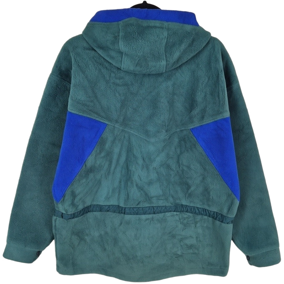 Vintage Alpen Outerwear 90's Green Outech Fleece Jumper Size M