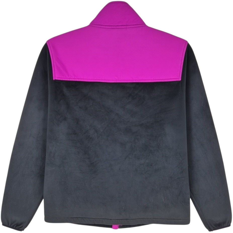 FILA Sport Womens Black Fleece Zip Jumper Size S