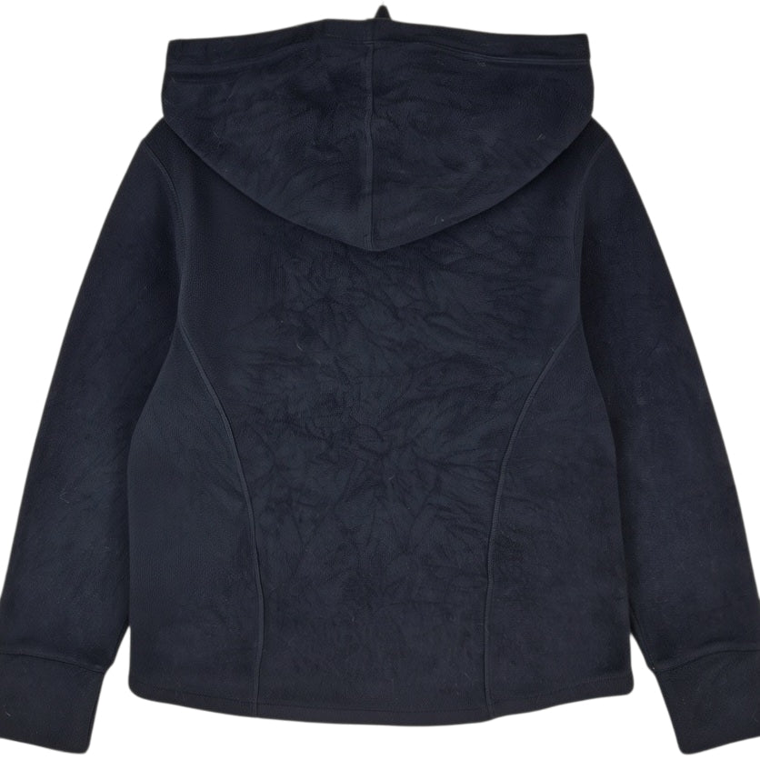 FILA Sport Womens Black & Magenta Fleece Zip Hoodie Size L