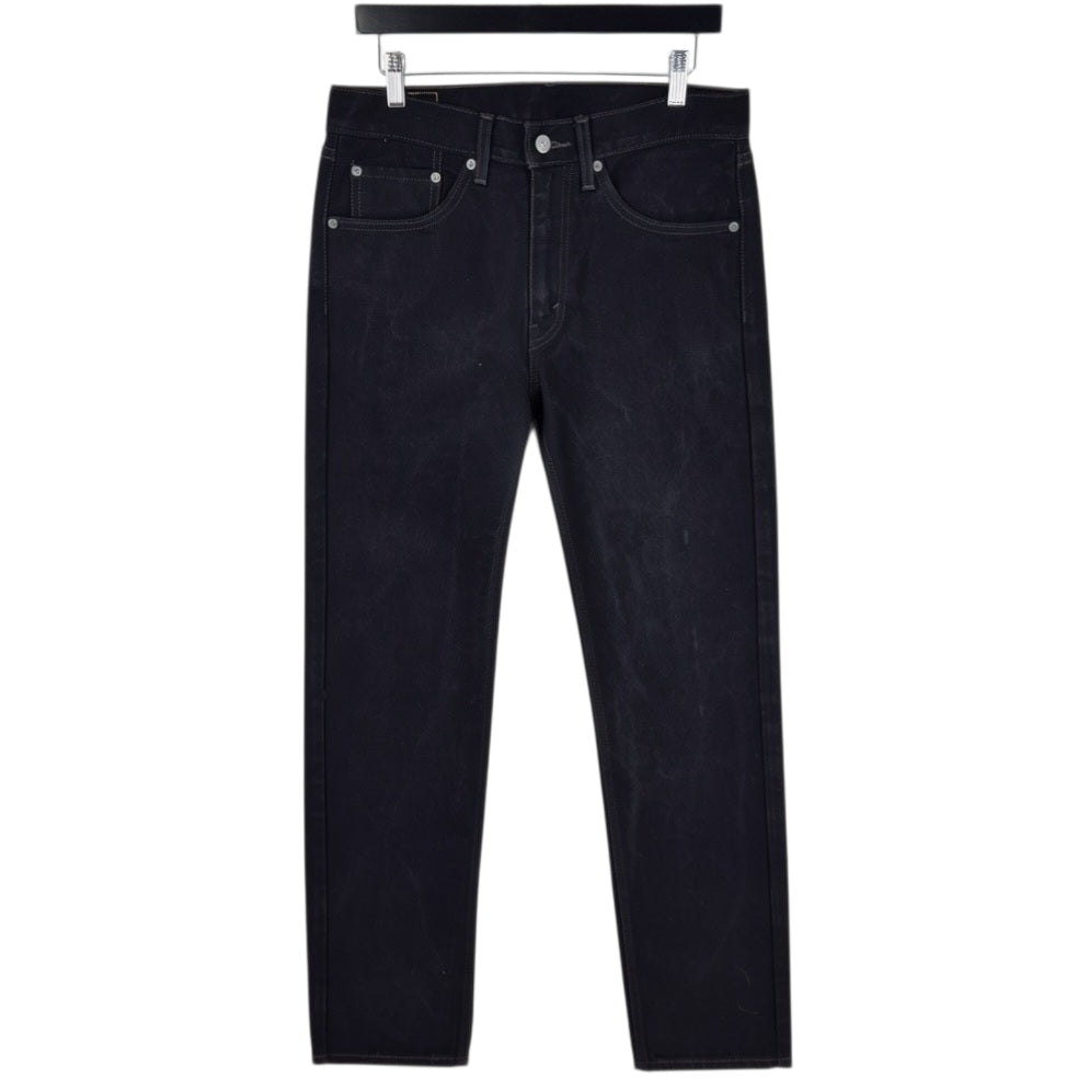 Levis 505 Jeans Black Heavy Rigid Straight Leg Denim W32