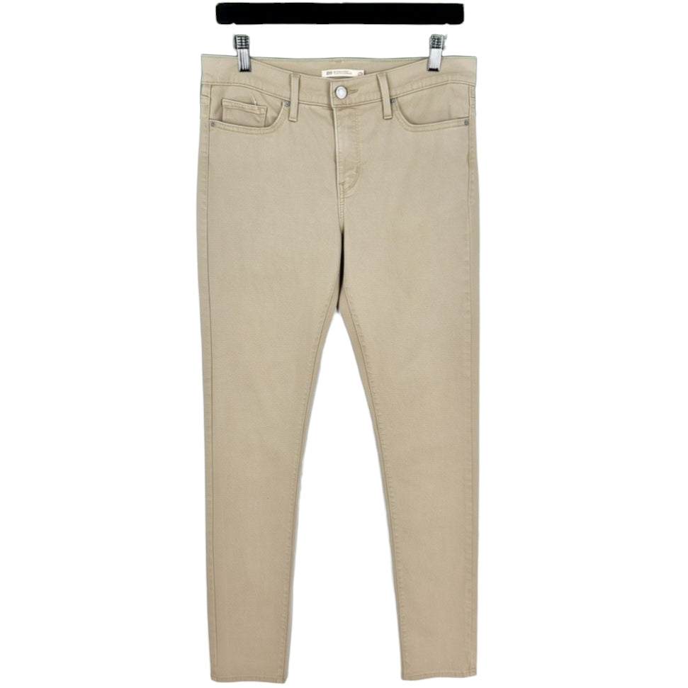 Levis 311 Jeans Womens Light Brown Shaping Skinny Denim W30