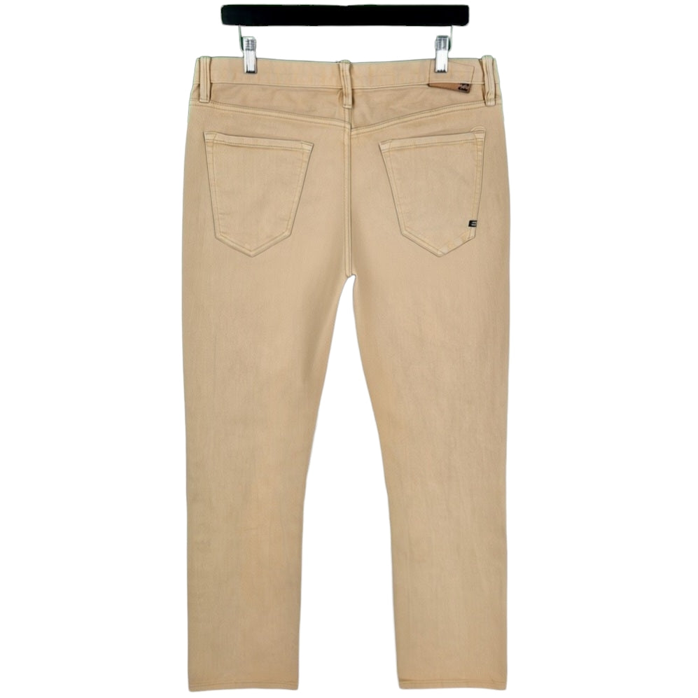 Billabong Jeans Brown Straight Leg Stretch Denim W34