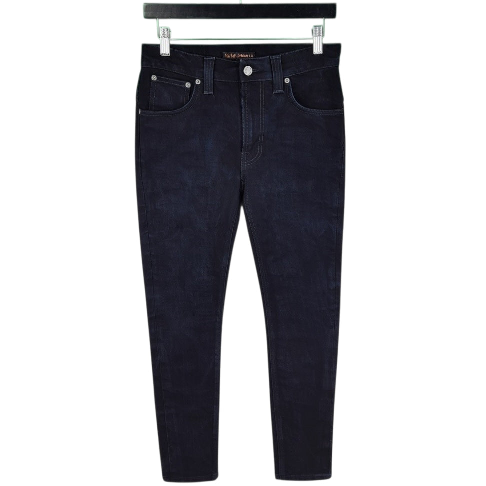 Nudie Jeans Black Thin Finn Skinny Denim W29