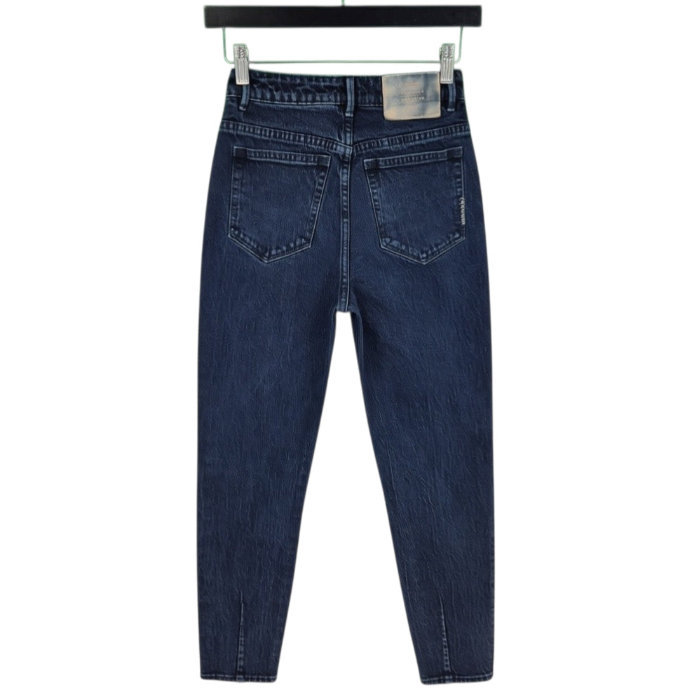 NEUW Jeans Womens Dark Blue Lola Heavy Slim Tapered Denim W24