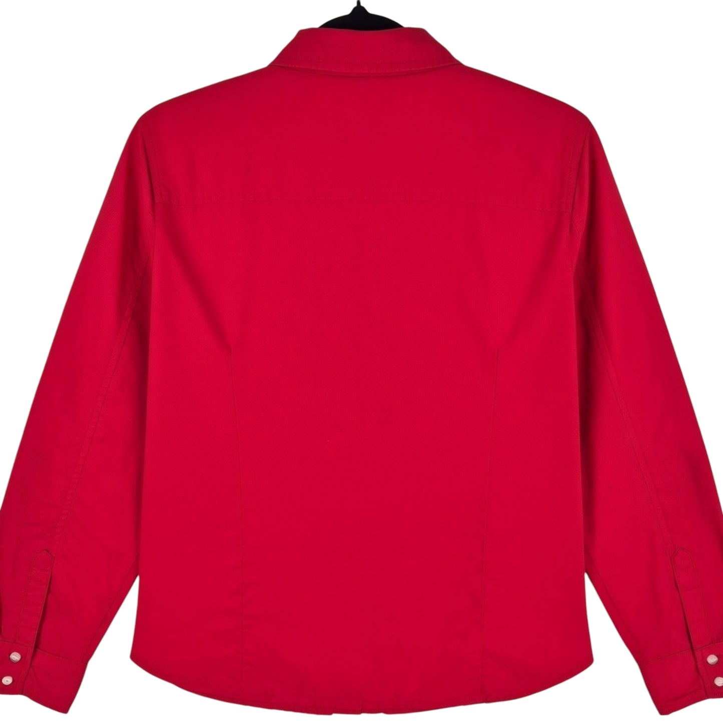 Tommy Hilfiger Womens Red Button Shirt Size S