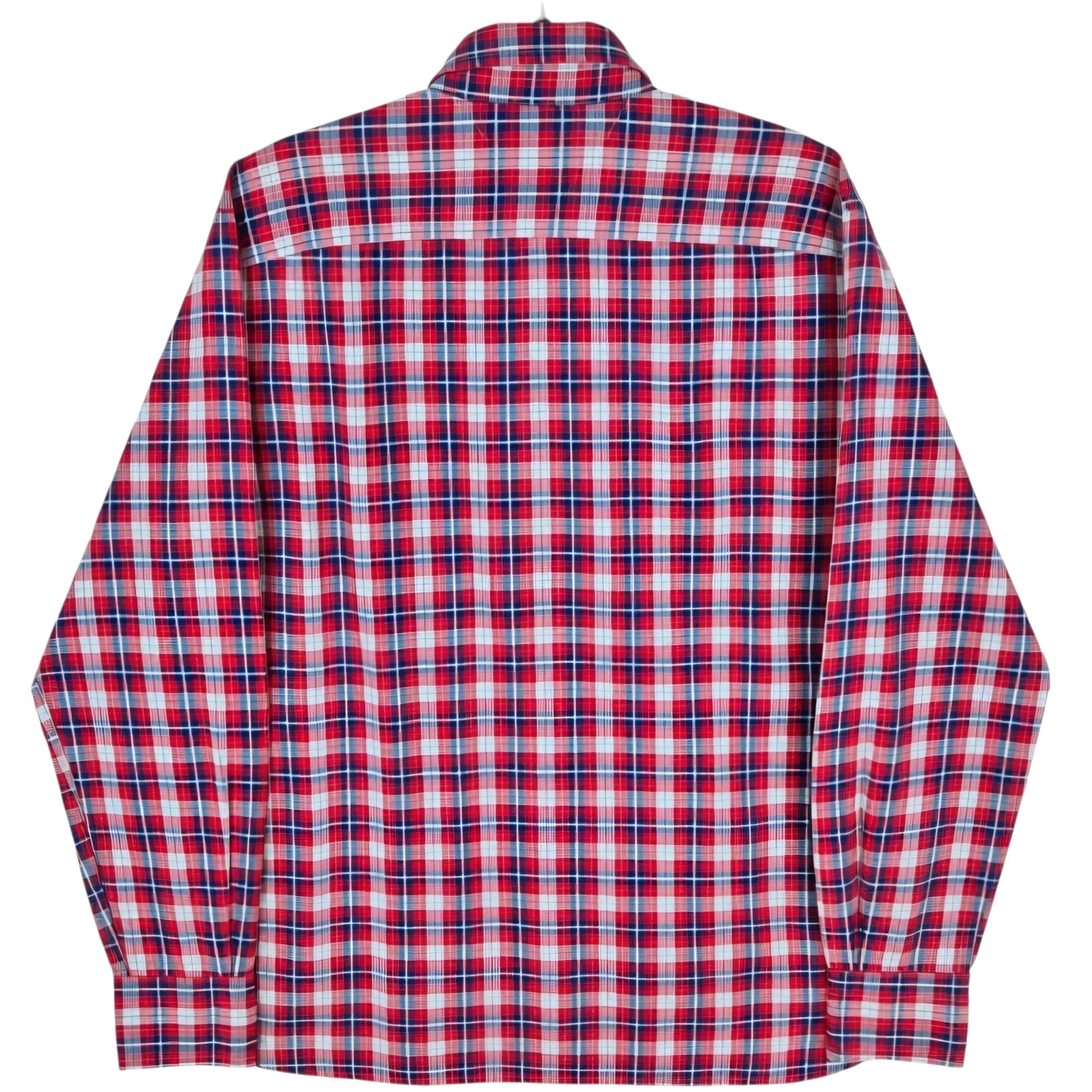 Tommy Hilfiger Red Checkered Dress Shirt Size L