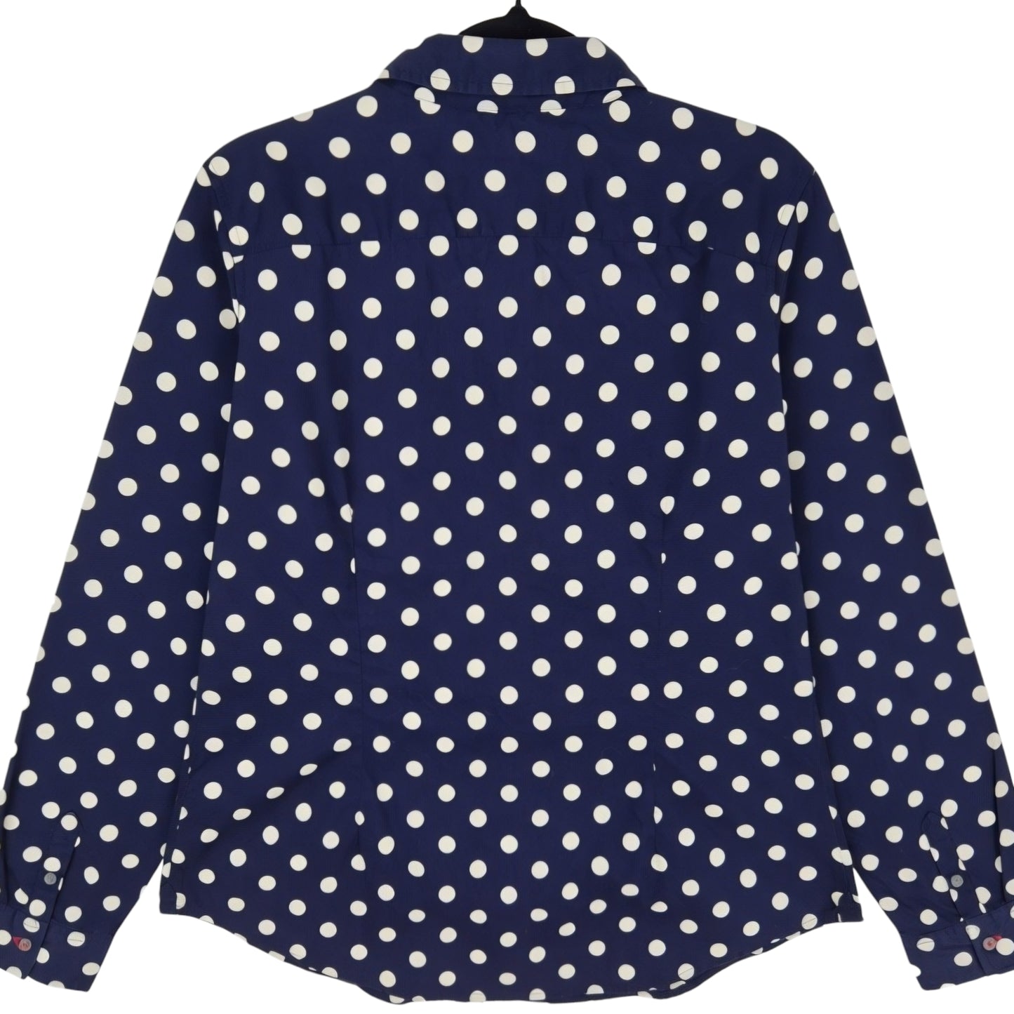 Tommy Hilfiger Womens Dark Blue Spotted Dress Shirt Size L