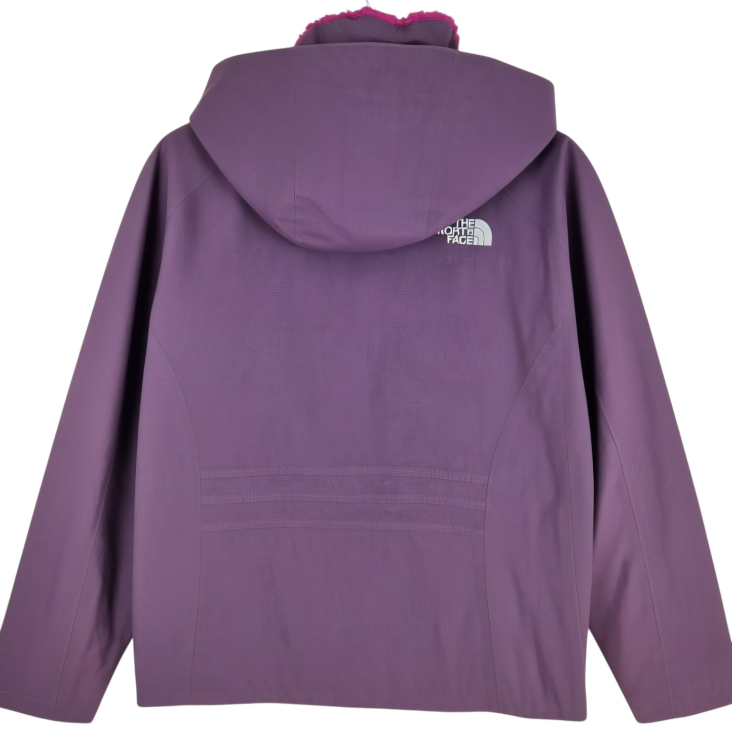 The Nort Face Womens Purple Fleece Insulated Nylon Jacket Size L
