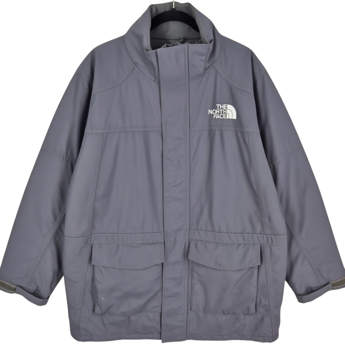 The North Face Grey Insulated Nylon Jacket Size M