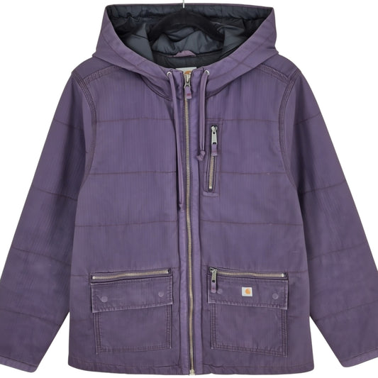 Carhartt Womens Purple Padded Jacket Size M