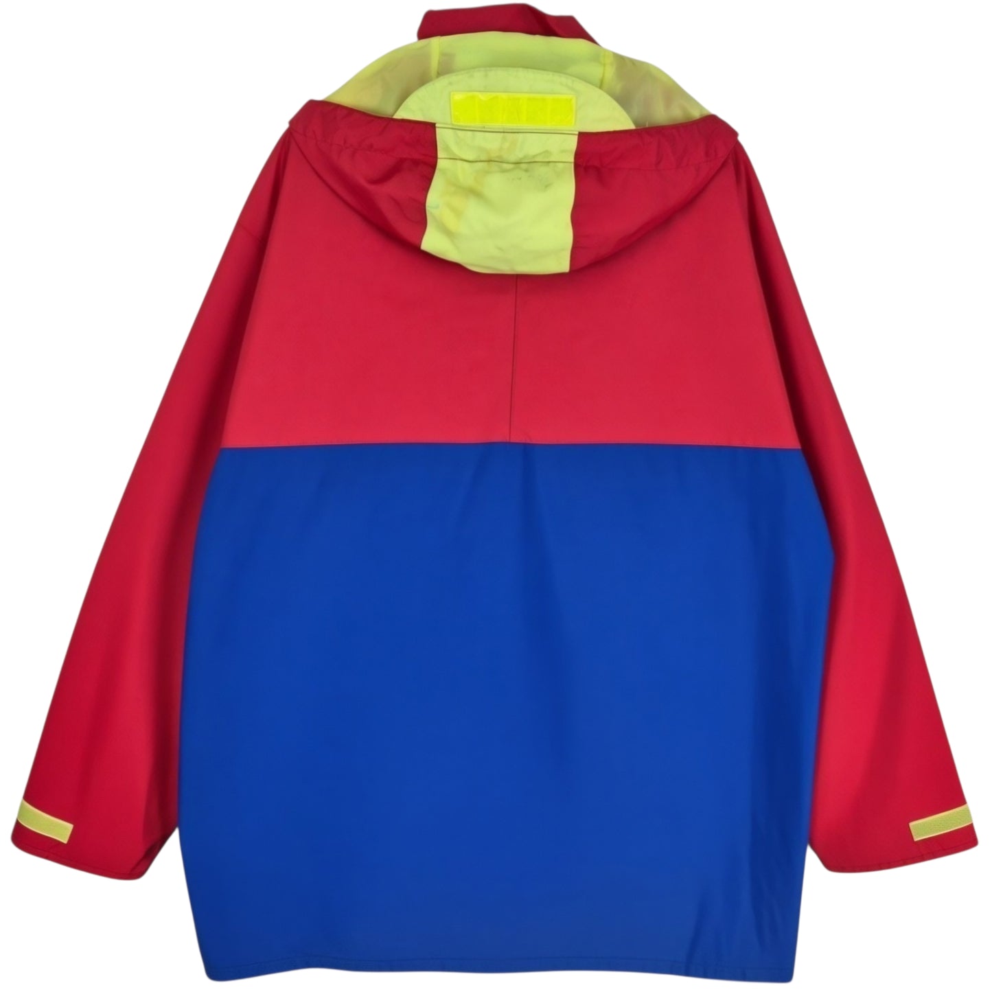 Vintage Helly Hansen 80's Red & Blue Heavy Nylon Jacket Size XL