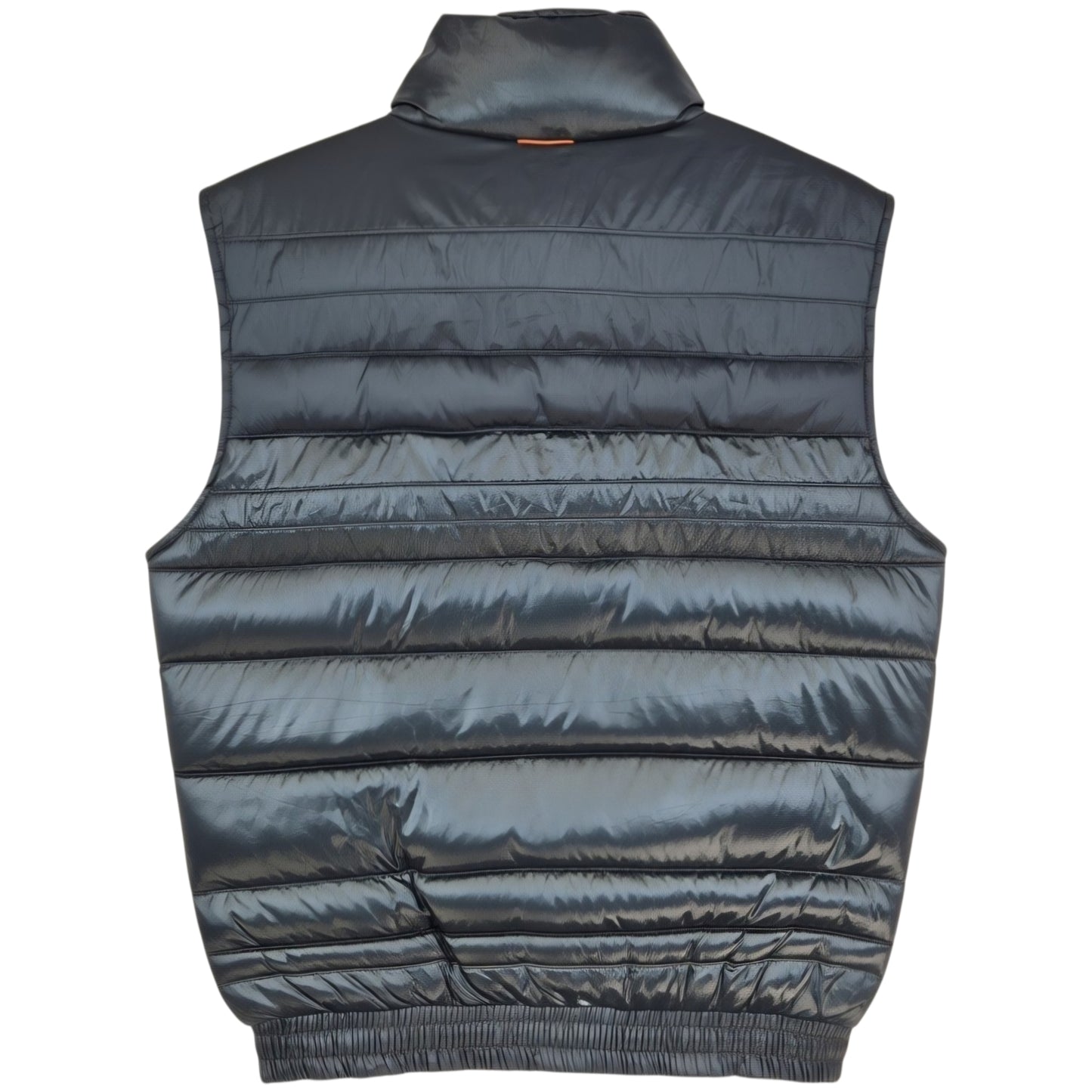 Hugo Boss Orange Black Puffer Vest Size XL