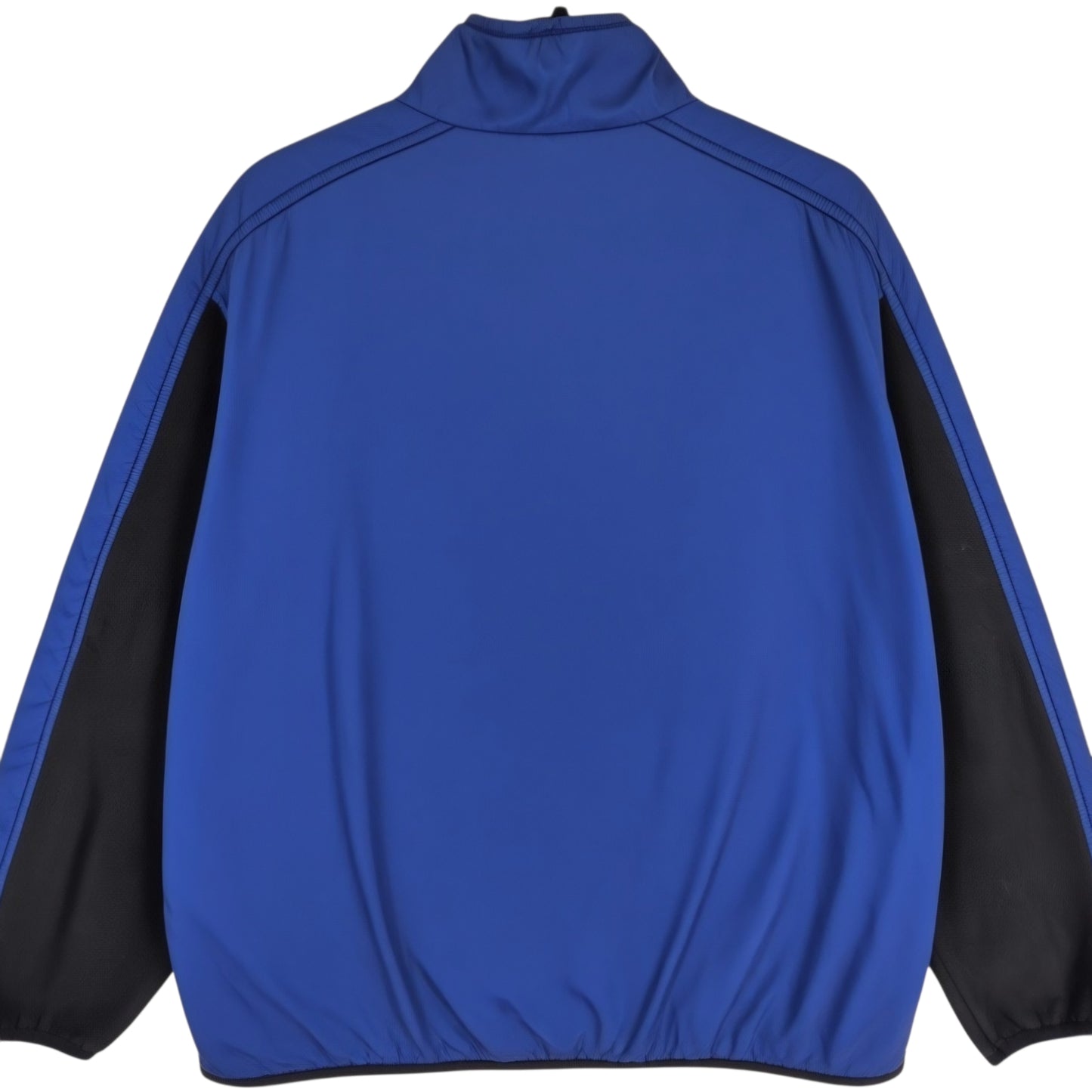 Vintage Nike 90's Dark Blue & Black Fleece Zip Jacket SizeM