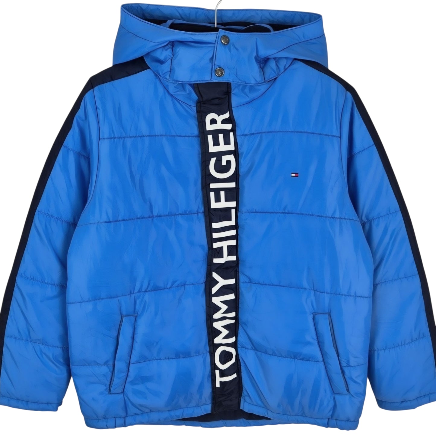 Tommy Hilfiger Blue Puffer Jacket Size S