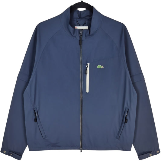 Lacoste Sport Black Light Windbreaker Jacket Size L