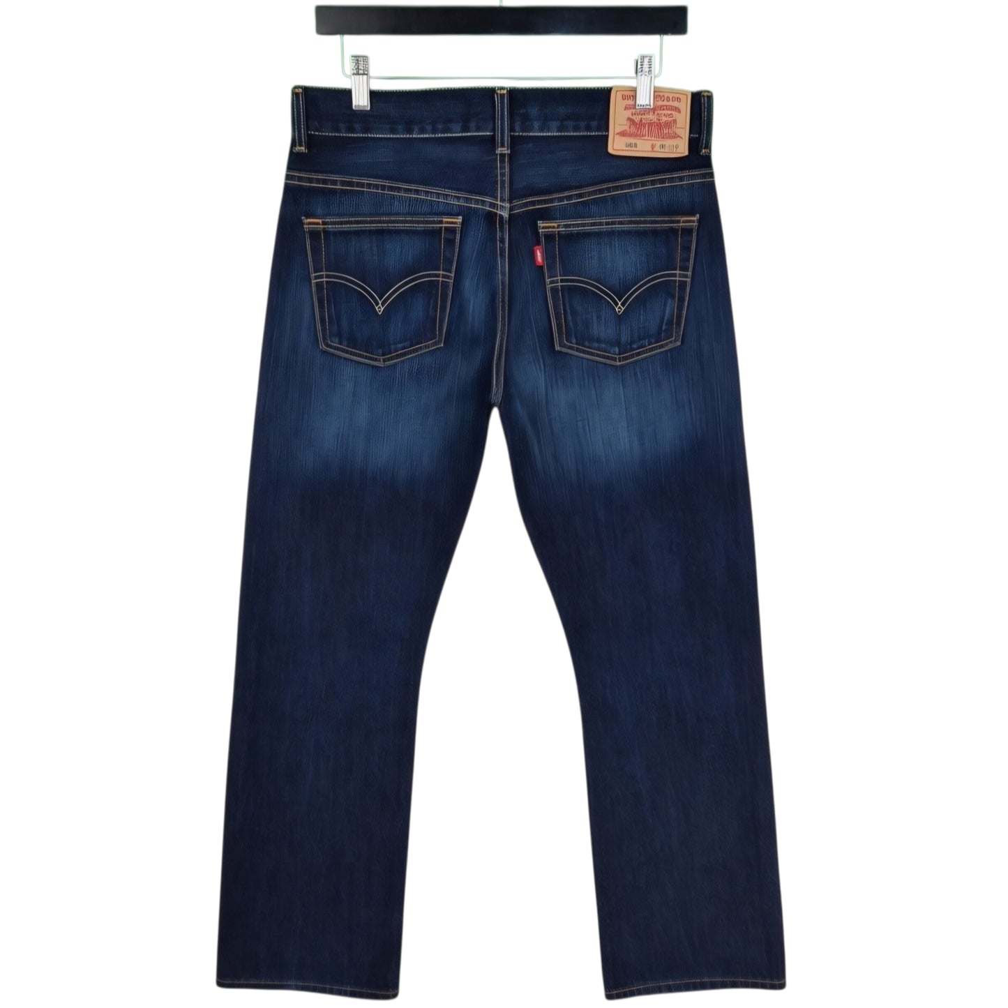 Vintage Levis 503 Jeans 2000's Dark Blue Slight Bootcut Denim W32