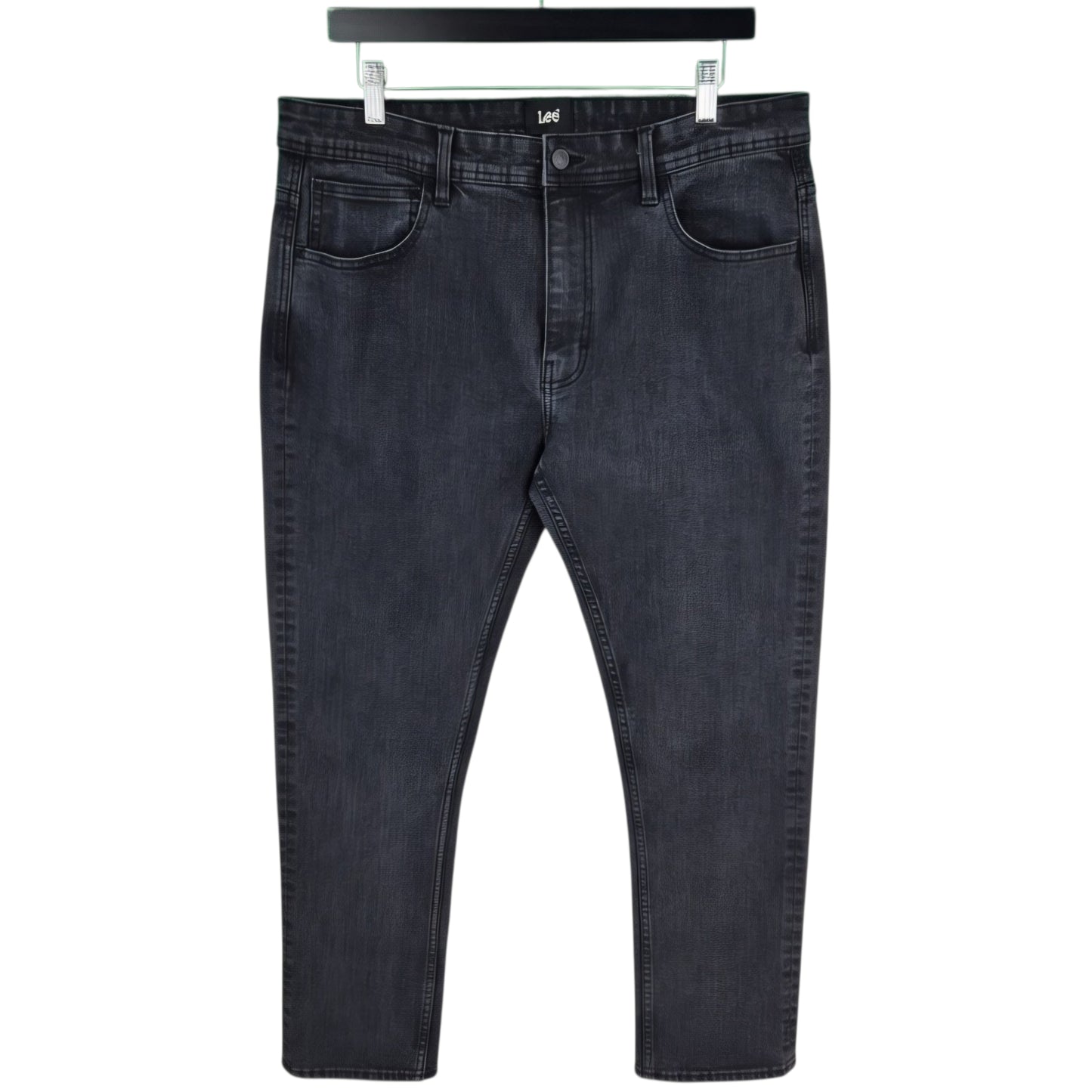 Lee Jeans Black Regular Fit Stretch Denim W35