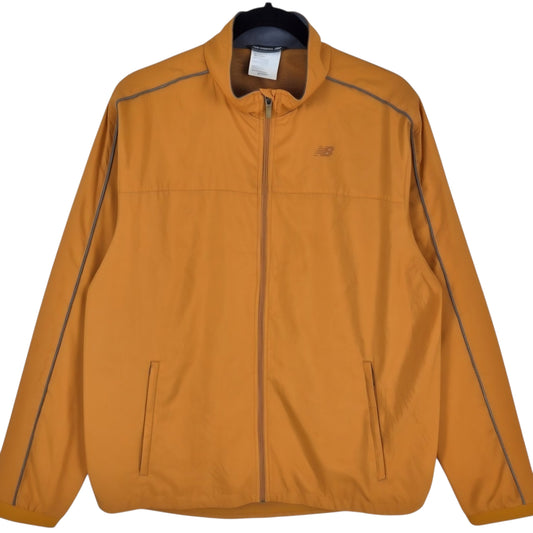 New Balance Mustard Brown Spray Jacket Size XL