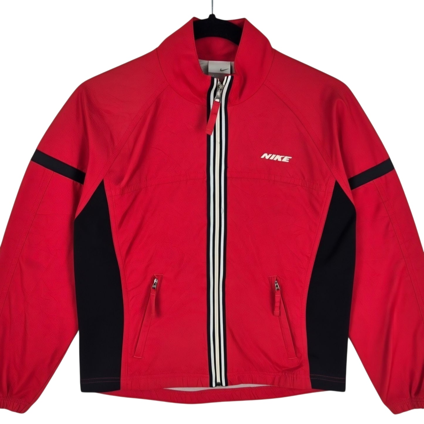 Vintage Nike 2000's Womens Red Spray Jacket Size S