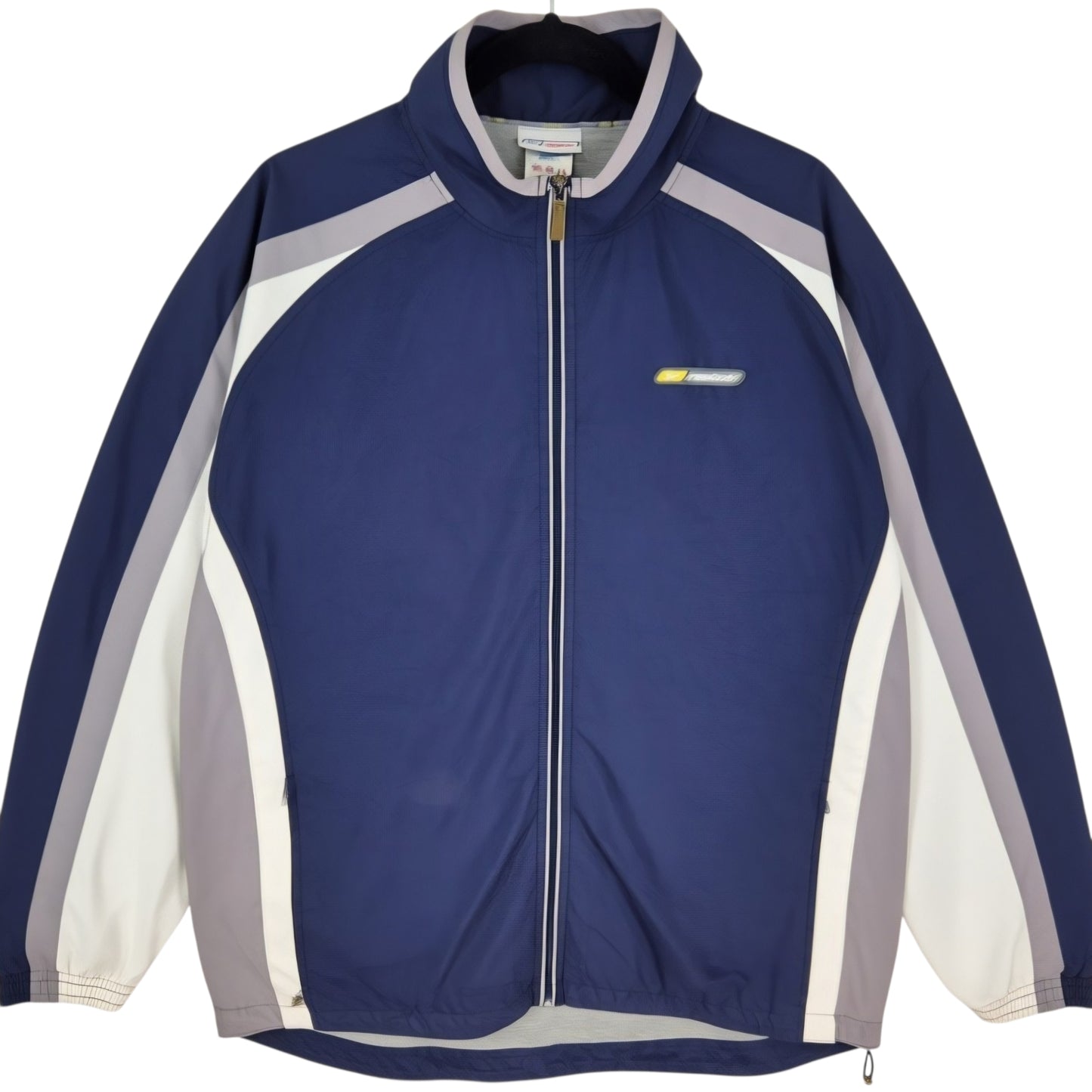Vintage Reebok 2000's Dark Blue Light Zip Jacket Size M
