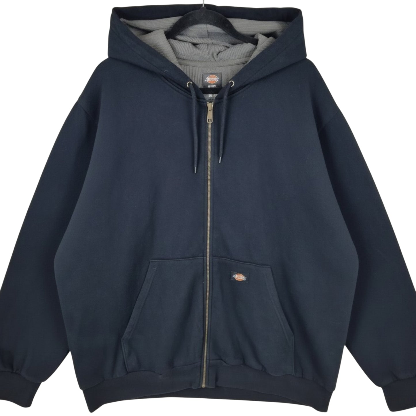 Dickies Black Heavy Zip Hoodie Size 2XL