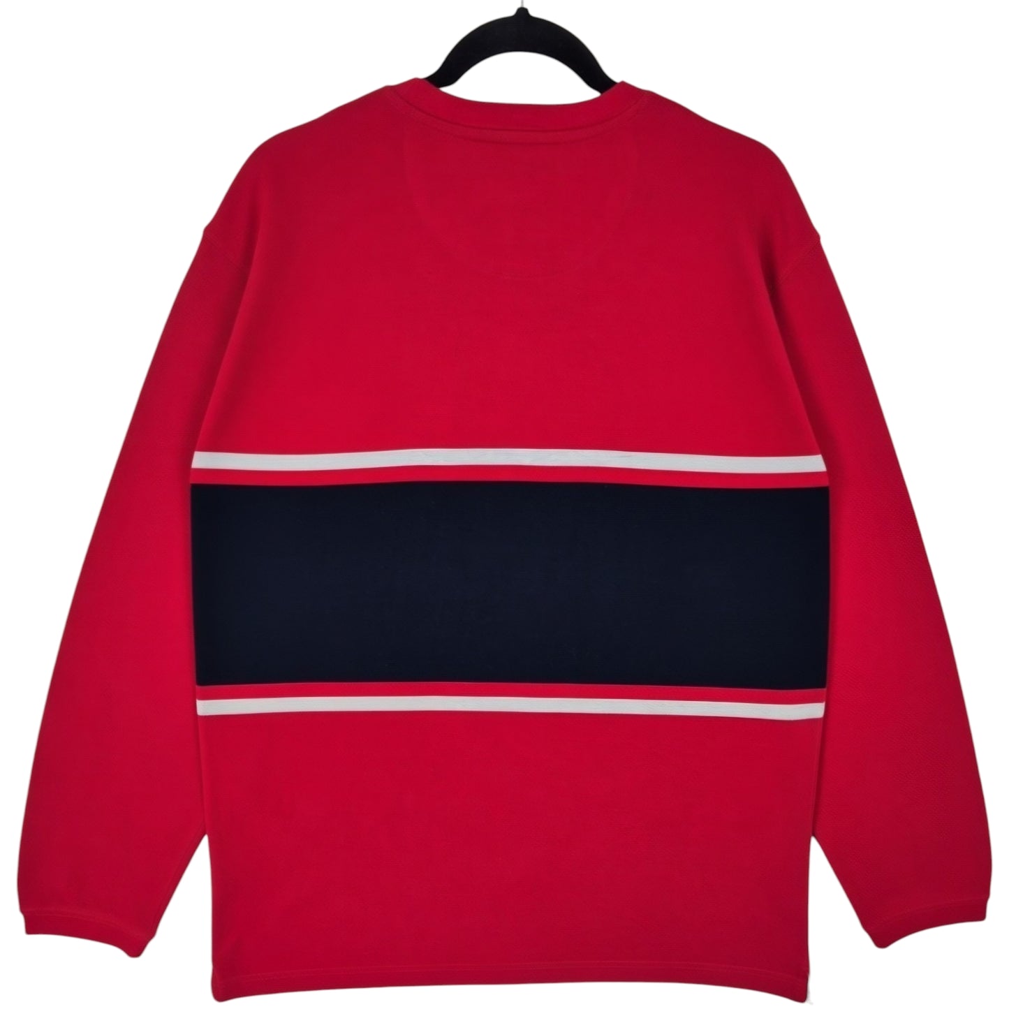 Vintage Ralph Lauren Chaps 90's Red Light Crewneck Sweater Size L