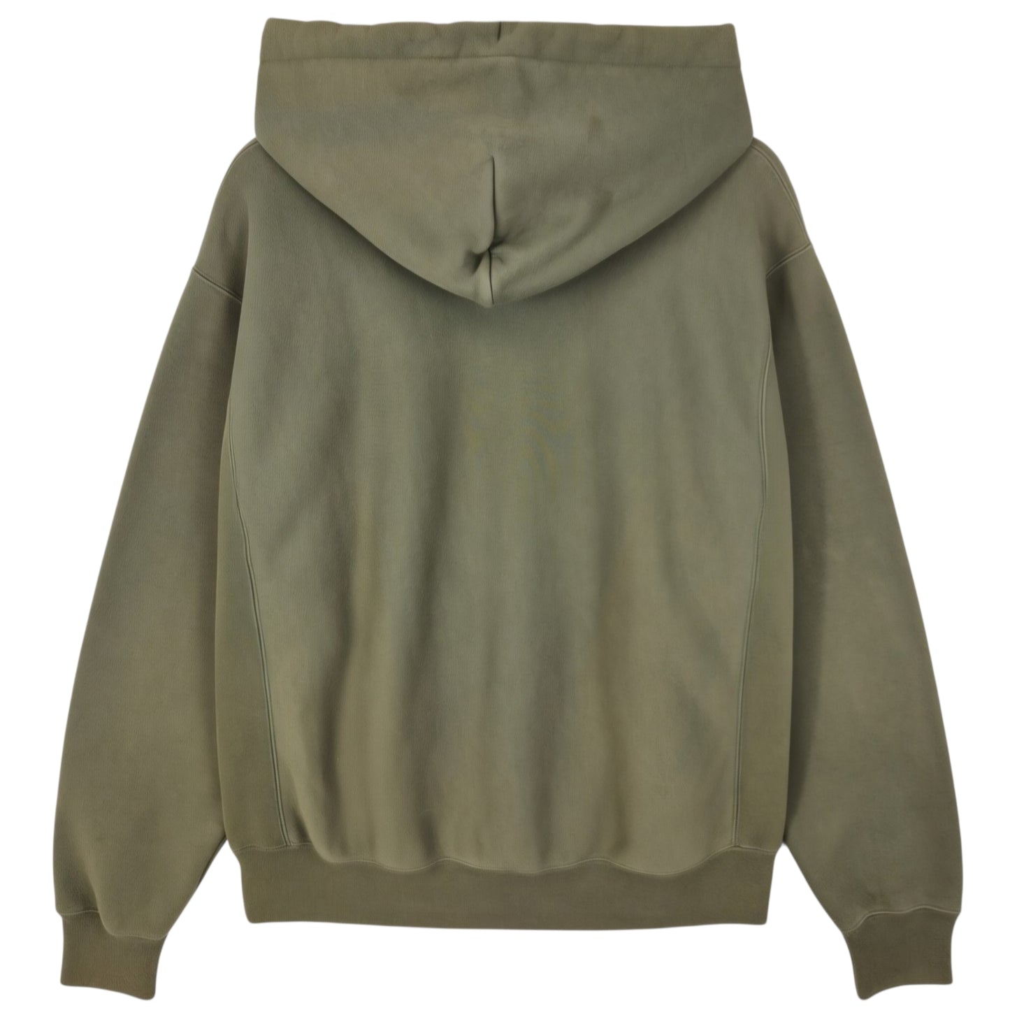 Champion Reverse Weave Olive Green Heavy Hoodie Size M