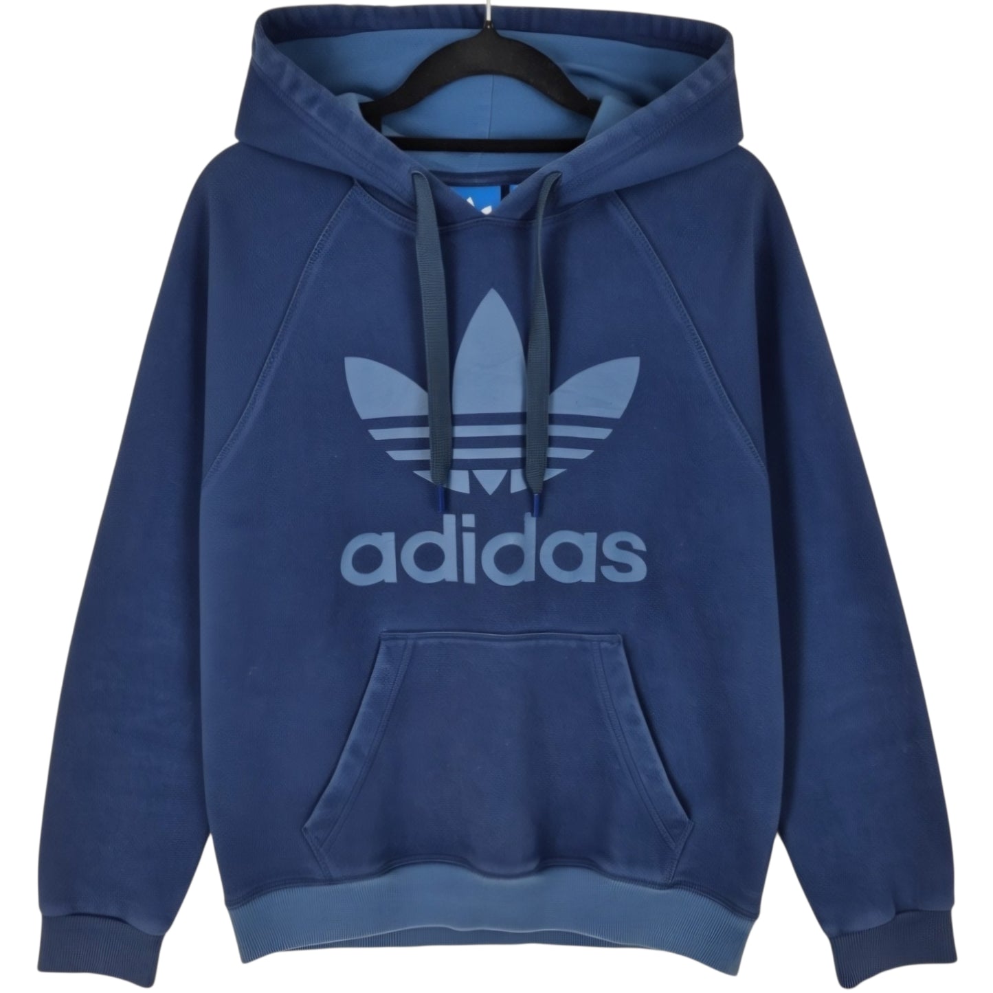 Adidas Dark Blue Monogram Hoodie Size S