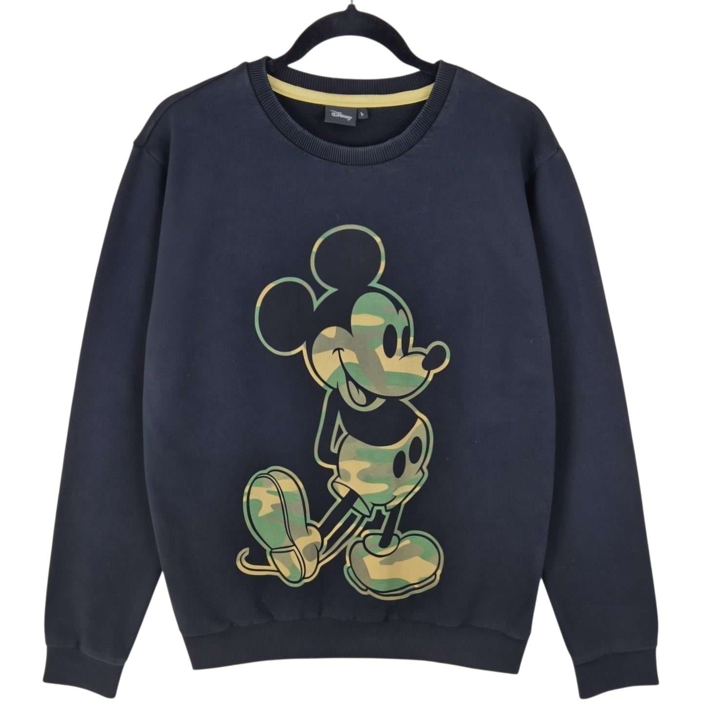 Disney Mickey Mouse Black Crewneck Sweater Size L